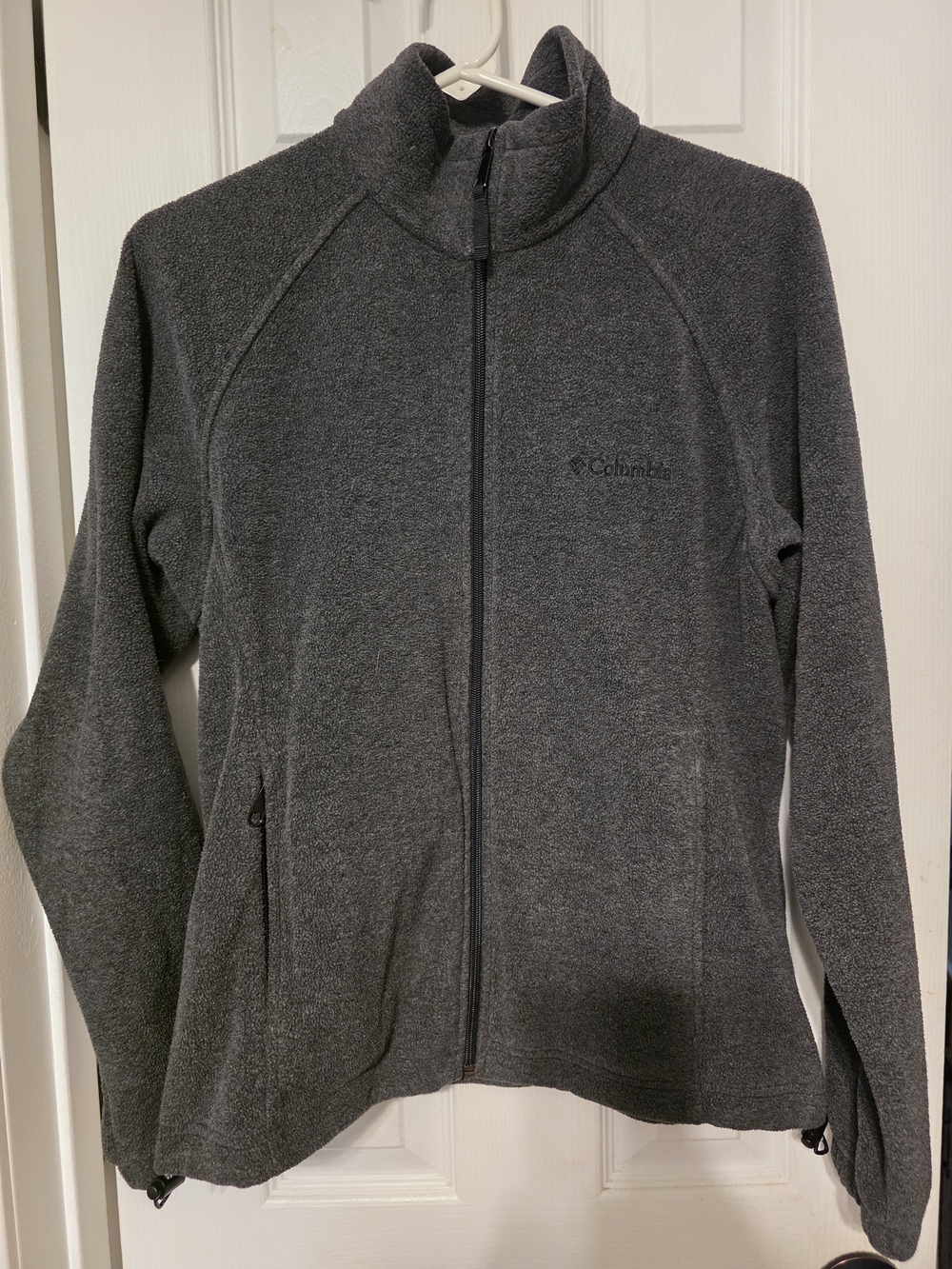 Columbia Charcoal Gray Full-Zip Fleece Jacket